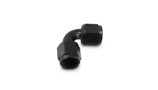 Vibrant -16AN Female 90 Degree Union Adapter (AN to AN) - Anodized Black Only image 3