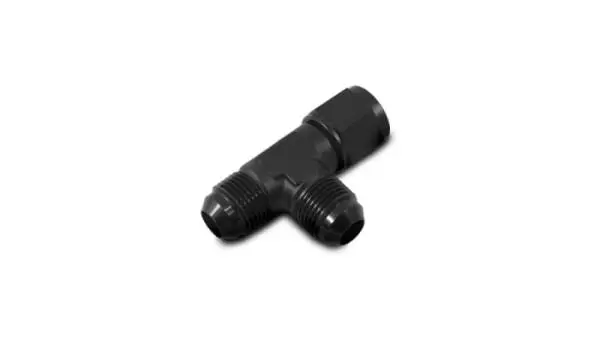 Vibrant -10AN Tee Fitting with Female -10AN Swivel image 3