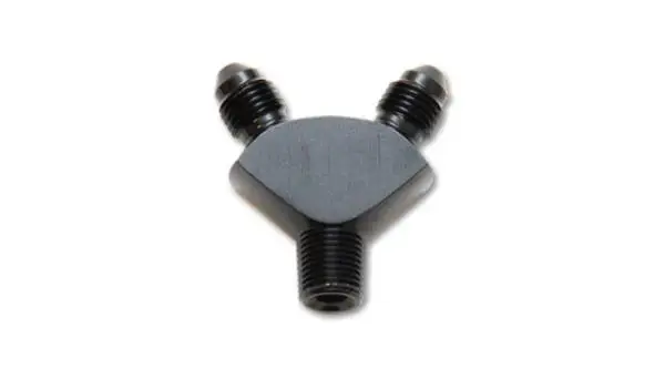 Vibrant -3AN x -3AN x 1/8in NPT Y-Adapter Fitting - Aluminum image 3