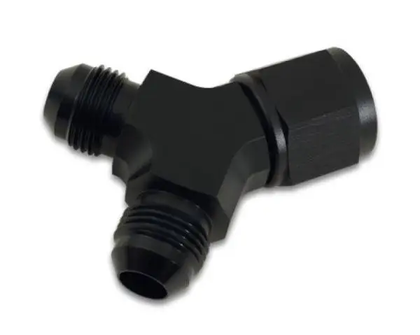 Vibrant -12AN Female x Dual -10AN Male Y-Adapter Fitting - Aluminum image 3
