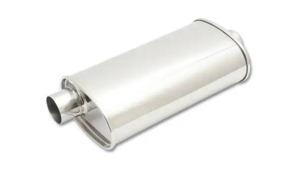 Vibrant StreetPower Oval Muff 5in x 9in x 15in long body 3in inlet I.D. x 3in outlet Offset-Center thumbnail 4