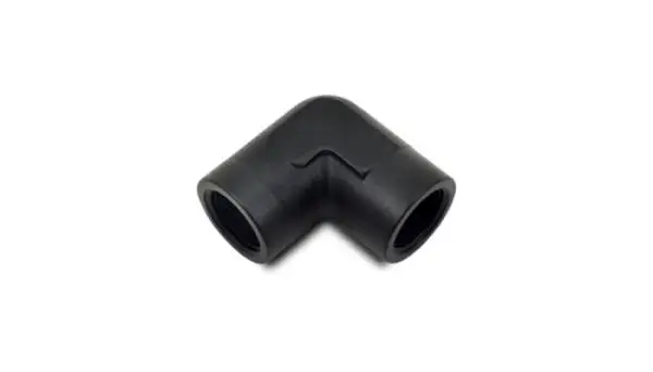 Vibrant 1/8in NPT 90 Degree Female Pipe Coupler Fitting image 3