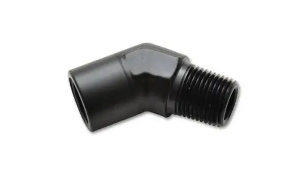 Vibrant 1/4in NPT Female to Male 45 Degree Pipe Adapter Fitting image 4