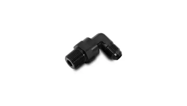Vibrant -8AN to 1/2in NPT Male Swivel 90 Degree Adapter Fitting image 3