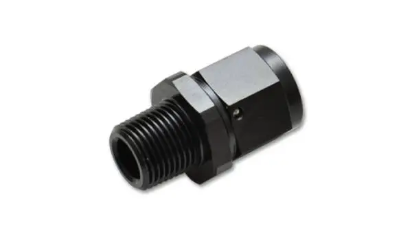Vibrant -4AN to 1/8in NPT Female Swivel Straight Adapter Fitting image 2