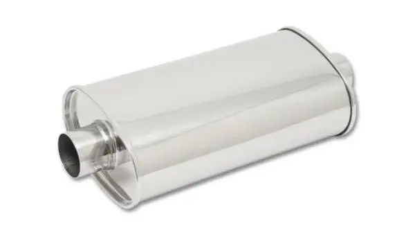 Vibrant StreetPower Oval Muff 5in x 9in x 15in long body 4in inlet I.D. x 4in outlet Center-Center thumbnail 4