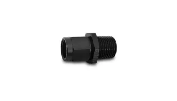 Vibrant -8AN to 1/4in NPT Female Swivel Straight Adapter Fitting image 3