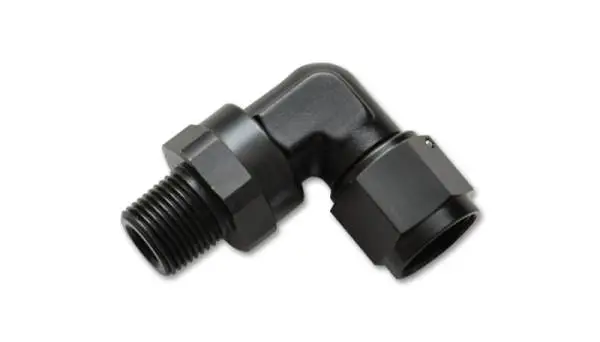Vibrant -12AN to 1/2in NPT Female Swivel 90 Degree Adapter Fitting image 2