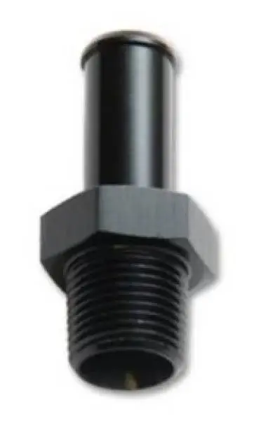 Vibrant 1/16in NPT to 1/4in Barb Straight Fitting - Aluminum image 3