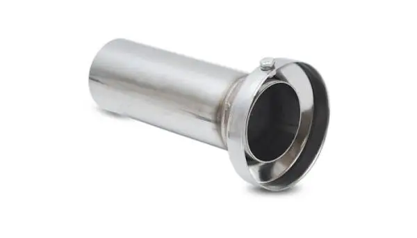 Vibrant 3.90in OD Low Inner Silencer Muffw/ 3.90in ID Single Wall Exh Tip2.5in OD Tuning Tube thumbnail 3