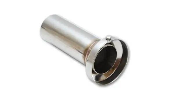 Vibrant 3.90in OD Low Inner Silencer Muffw/ 3.90in ID Single Wall Exh Tip2.5in OD Tuning Tube thumbnail 4