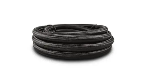 Vibrant -4 AN Black Nylon Braided Flex Hose (2 foot roll) thumbnail 2