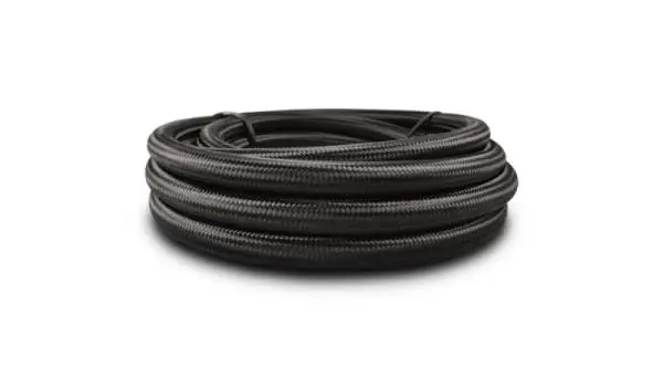 Vibrant -8 AN Black Nylon Braided Flex Hose (10 foot roll) thumbnail 3