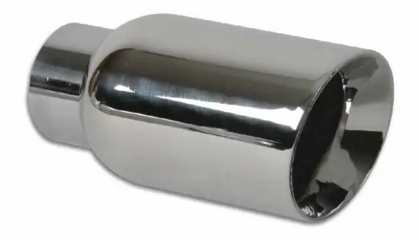 Vibrant 4in Round SS Exhaust Tip (Double Wall Angle Cut Beveled Outlet) thumbnail 4