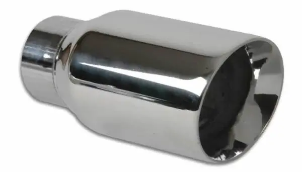 Vibrant 3in Round SS Exhaust Tip (Double Wall Angle Cut Beveled Outlet) thumbnail 4