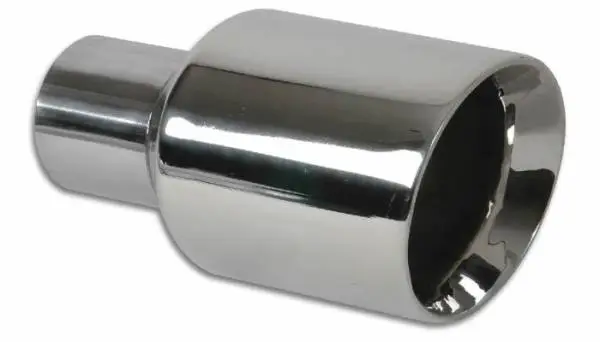 Vibrant 3.5in Round SS Exhaust Tip (Double Wall Angle Cut Beveled Outlet) thumbnail 4