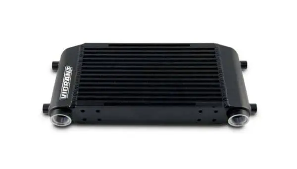 Vibrant Single Pass Oil Cooler Assembly 6in x 10in x 2in