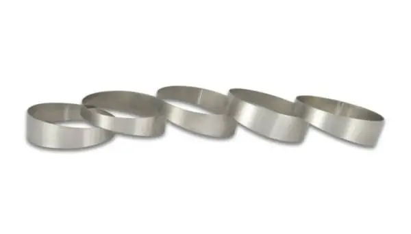 Vibrant 1.75in OD Titanium Pie Cuts - Bag of 5