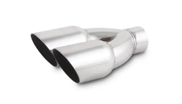 Vibrant Dual 3.5in Round SS Exhaust Tip (Single Wall Angle Cut) thumbnail 3