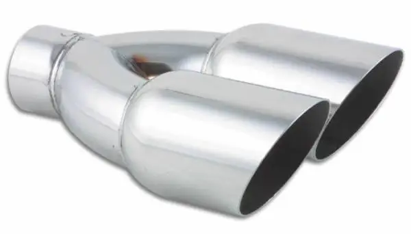 Vibrant Dual 3.5in Round SS Exhaust Tip (Single Wall Angle Cut) thumbnail 4