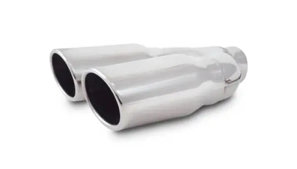 Vibrant Dual 3.25in x 2.75in Oval SS Exhaust Tip (Single Wall Angle Cut Rolled Edge) thumbnail 3