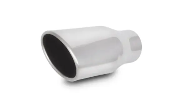 Vibrant 4.5in x 3in Oval SS Exhaust Tip (Single Wall Angle Cut Rolled Edge) thumbnail 3