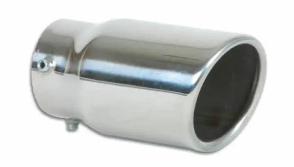 Vibrant 3in Round SS Bolt-On Exhaust Tip (Single Wall Angle Cut Rolled Edge) thumbnail 4
