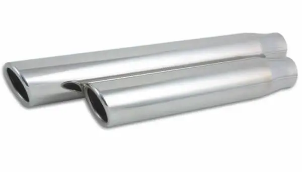 Vibrant 3in Round SS Truck/SUV Exh Tip (Single wall Angle Cut Rolled Edge) - 2.5in inlet 11in long thumbnail 4
