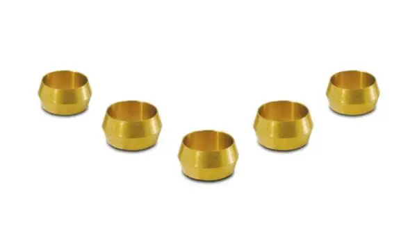 Vibrant 5/8in Brass Olive Hardline Tubing Inserts (2 Pack) thumbnail 3