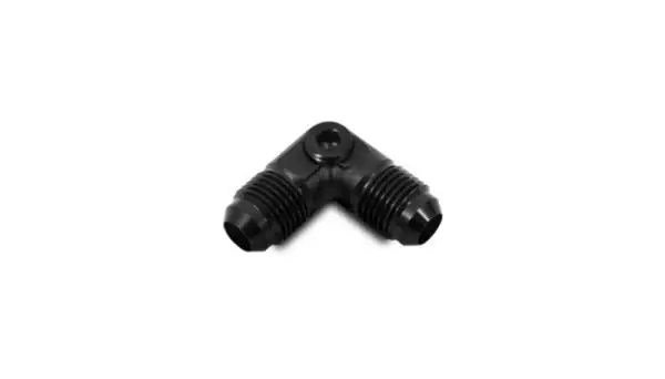 Vibrant -8AN to -8AN Male 90 Degree Union Adapter Fitting with 1/8in NPT Port image 3
