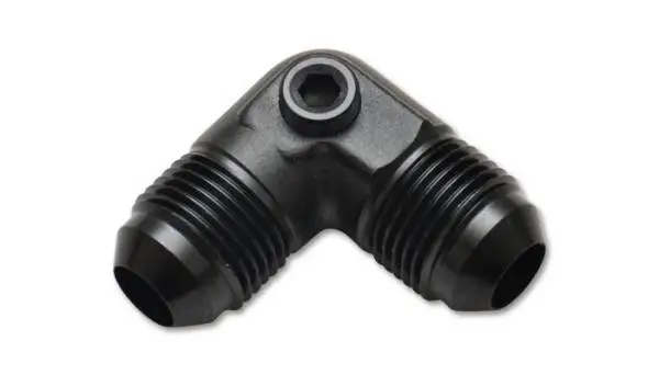 Vibrant -8AN to -8AN Male 90 Degree Union Adapter Fitting with 1/8in NPT Port image 4