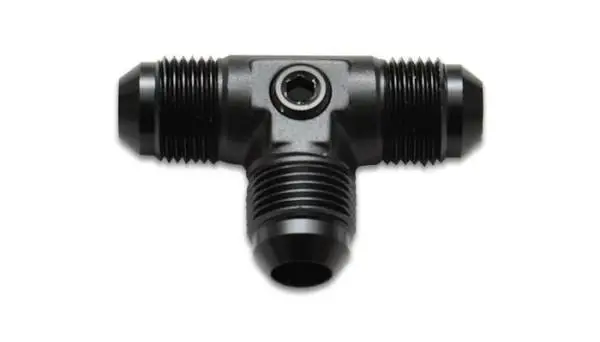 Vibrant -6AN to -6AN Male Tee Adapter Fitting with 1/8in NPT Port image 4