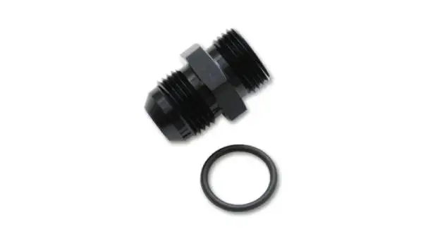 Vibrant -10AN Flare to AN Straight Thread (1-5/16-12) w/ O-Ring Adapter Fitting image 2