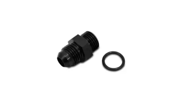 Vibrant -12AN Flare to -8 AN Straight Thread w/ O-Ring Adapter Fitting image 3