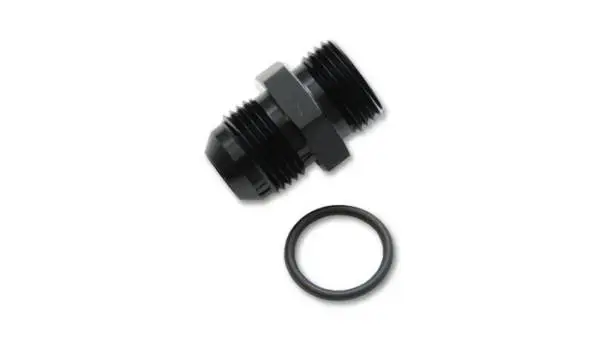 Vibrant -12AN Flare to AN Straight Thread (1-1/6-12) w/ O-Ring Adapter Fitting image 4