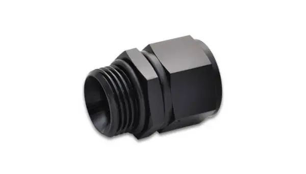 Vibrant -8AN Female to -8AN Male Straight Cut Adapter with O-Ring image 4