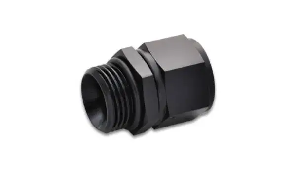 Vibrant -10AN Female to -12AN Male Straight Cut Adapter with O-Ring image 2