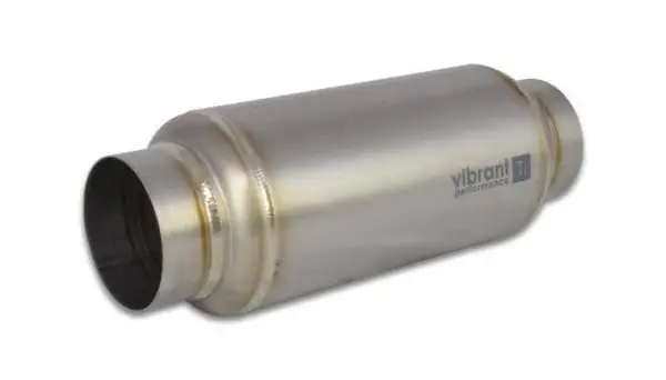 Vibrant Titanium Resonator 3in. Inlet / 3in. Outlet x 12in. Long thumbnail 4