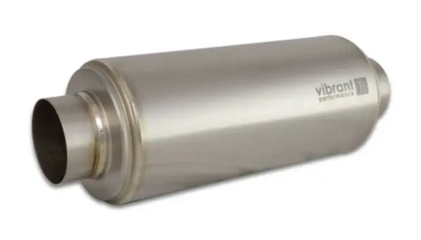 Vibrant Titanium Resonator 3in. Inlet / 3in. Outlet x 16in. Long thumbnail 2