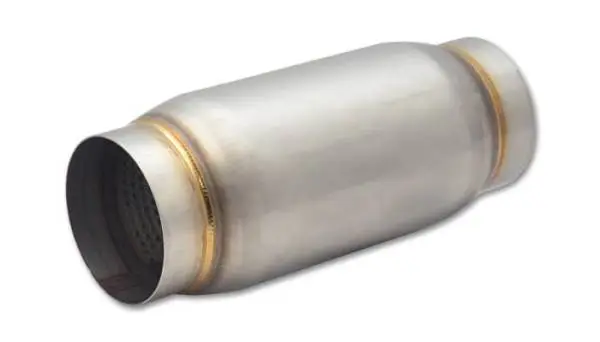 Vibrant SS Race Muffler 3in inlet/outlet x 9in long 3.75in Muffler Body OD thumbnail 4
