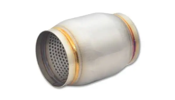 Vibrant SS Race Muffler 3in inlet/outlet x 5in long thumbnail 2