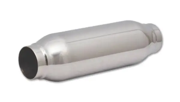 Vibrant SS Resonator (Standard Design) 2.25in inlet/outlet x 12in long thumbnail 2