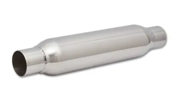 Vibrant SS Resonator (Standard Design) 2.25in inlet/outlet x 18in long thumbnail 2