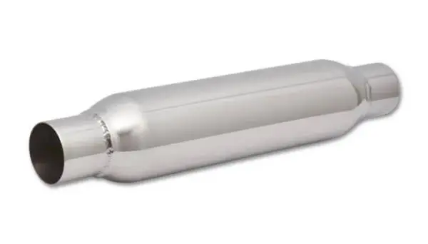 Vibrant SS Resonator (Standard Design) 2.25in inlet/outlet x 18in long thumbnail 4