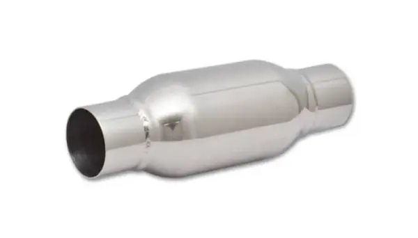 Vibrant SS Resonator (Standard Design) 2.5in inlet/outlet x 12in long thumbnail 2