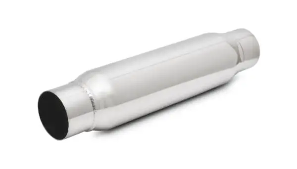 Vibrant SS Resonator (Standard Design) 2.5in inlet/outlet x 12in long thumbnail 3