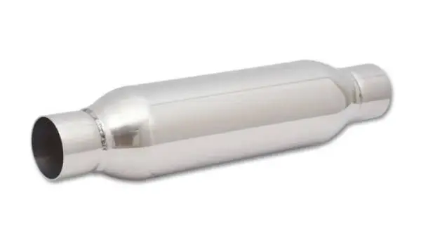 Vibrant SS Resonator (Standard Design) 2.5in inlet/outlet x 18in long thumbnail 2