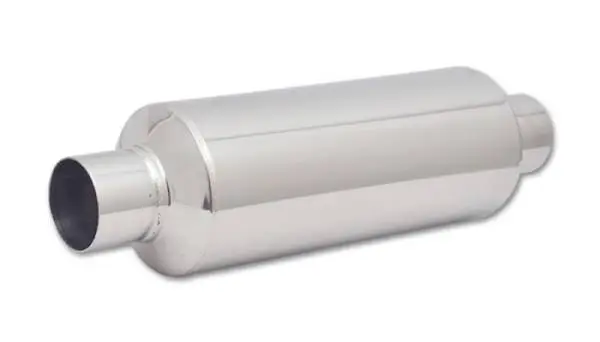 Vibrant SS Resonator (Standard Design) 2.5in inlet/outlet x 18in long w/ 5in OD resonator body thumbnail 2