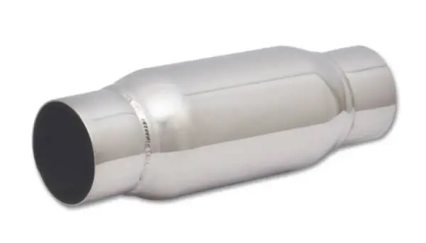 Vibrant SS Resonator (Standard Design) 3in inlet/outlet x 12in long thumbnail 2