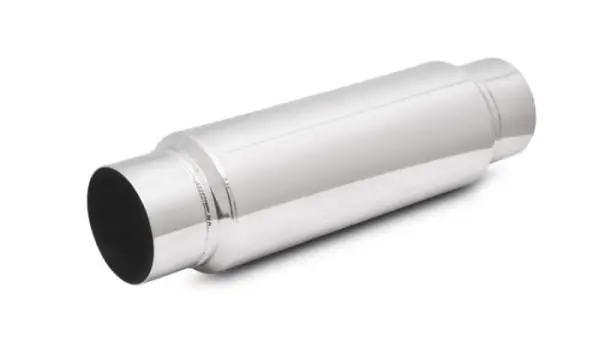Vibrant SS Resonator (Standard Design) 3in inlet/outlet x 18in long w/ 5in OD resonator body thumbnail 3